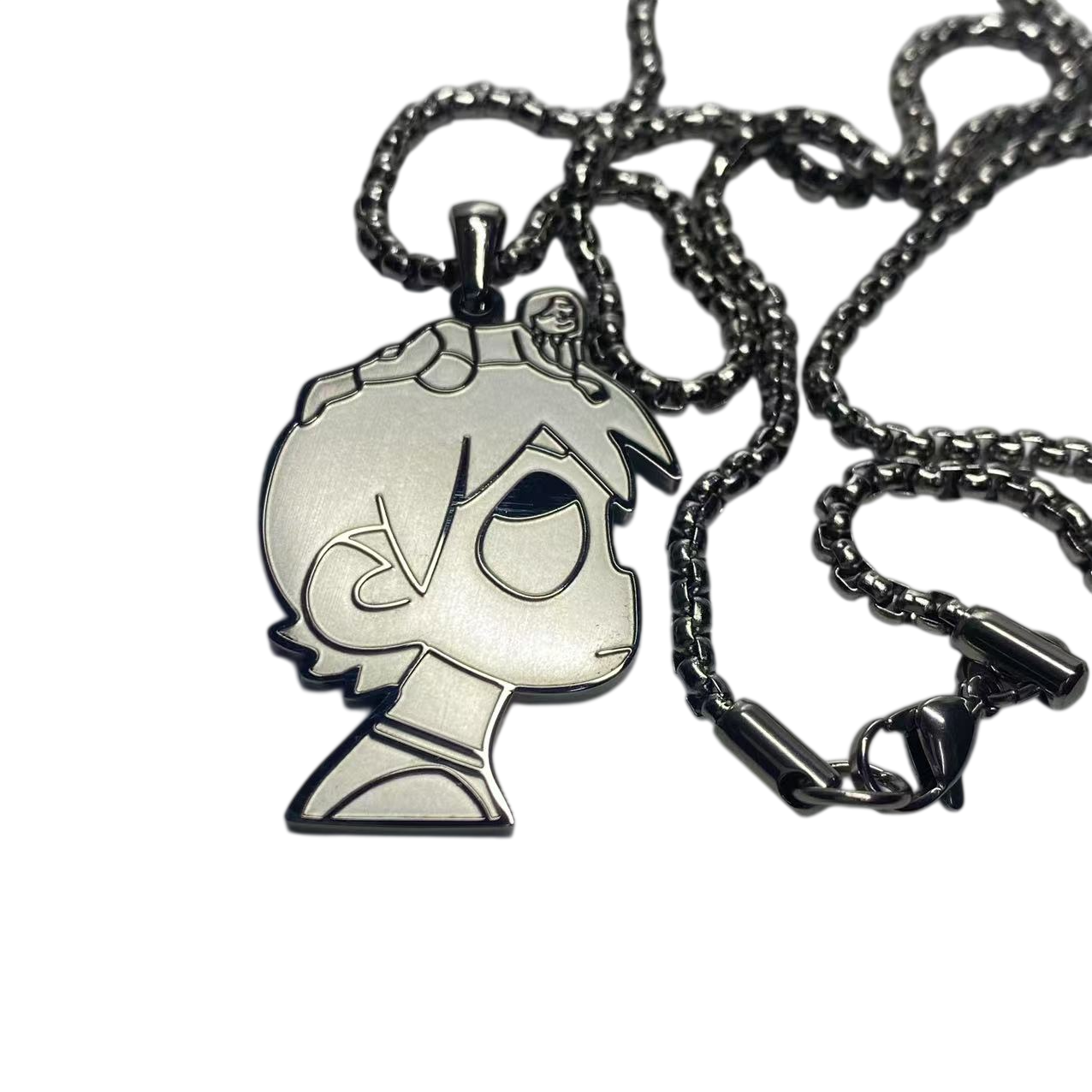 Scott Pilgrim Profile Metal Pendant Necklace