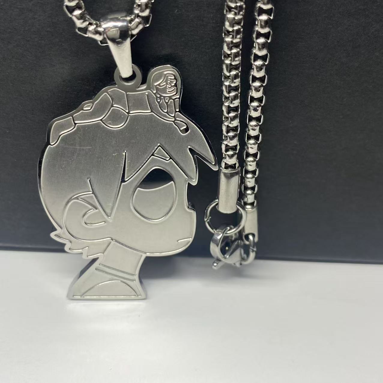 Scott Pilgrim Profile Metal Pendant Necklace