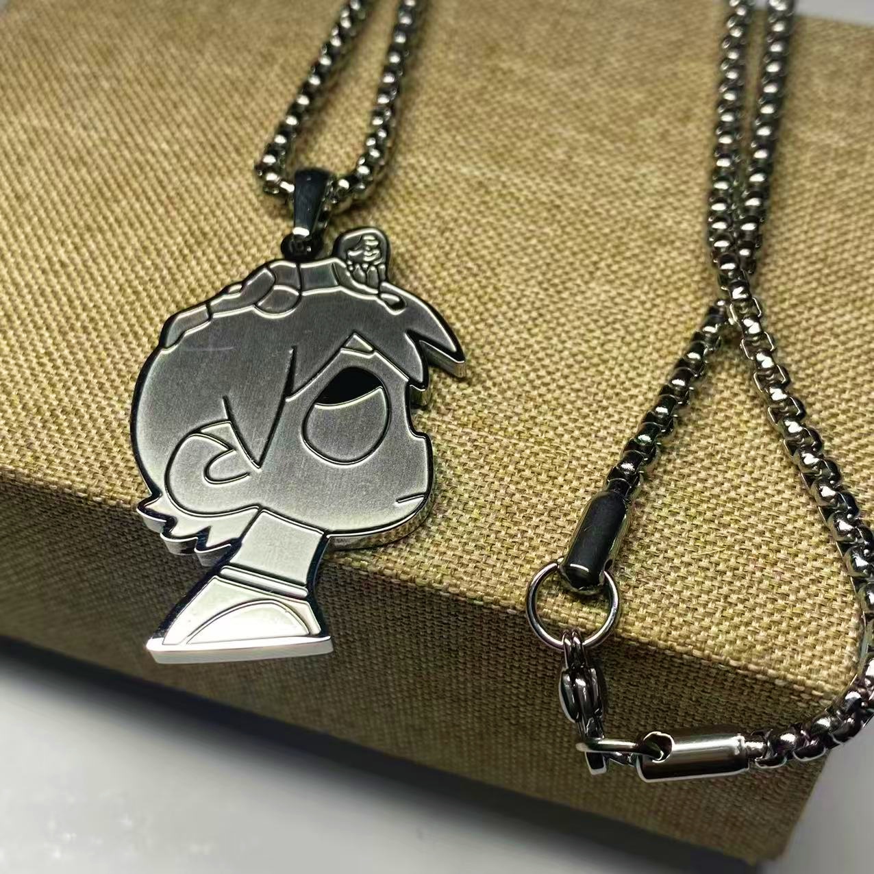 Scott Pilgrim Profile Metal Pendant Necklace