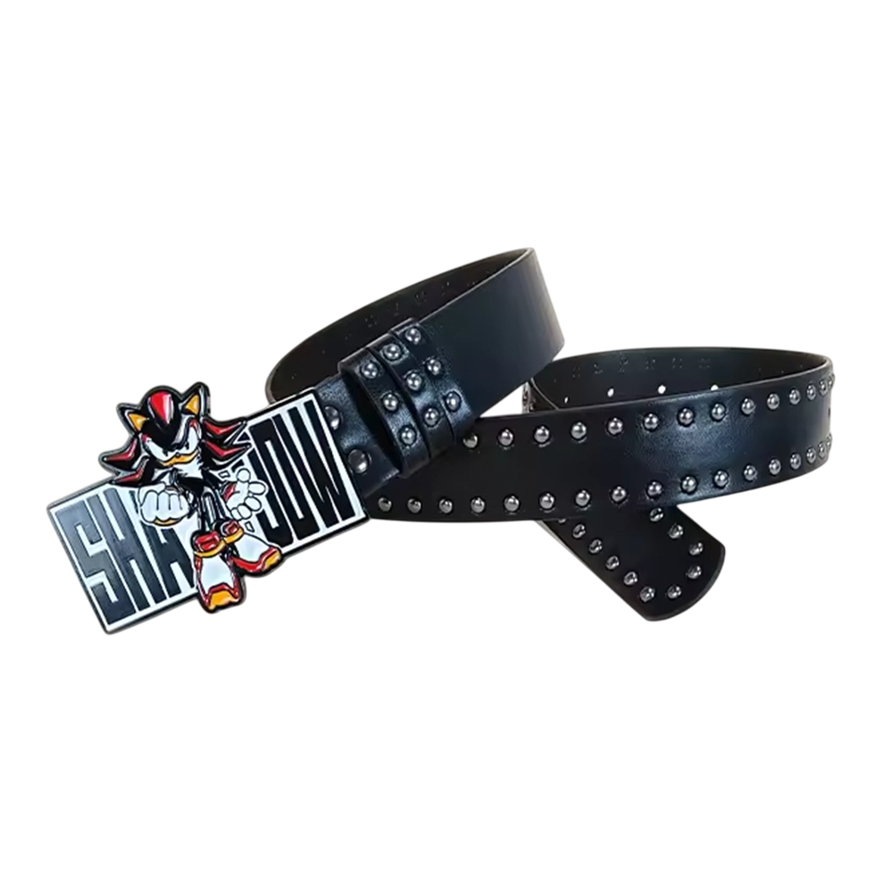 Shadow the Hedgehog Studded Belt