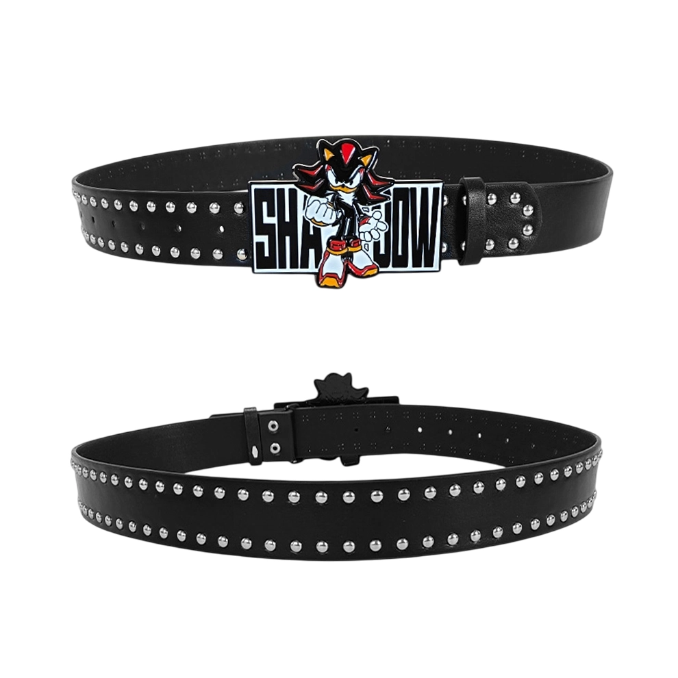 Shadow the Hedgehog Studded Belt