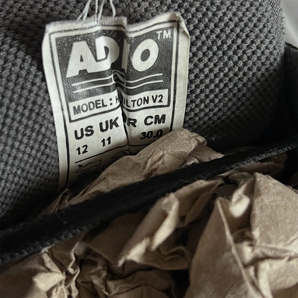 Adio Black & Lime Green Vintage Skate Shoes - 6