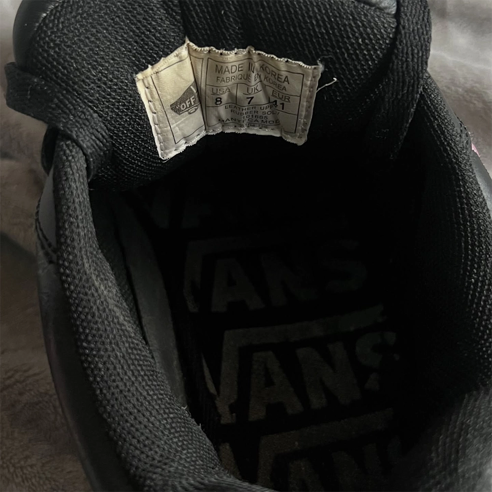 Vans Y2K Black & Pink Bubble Logo Sneakers - 5