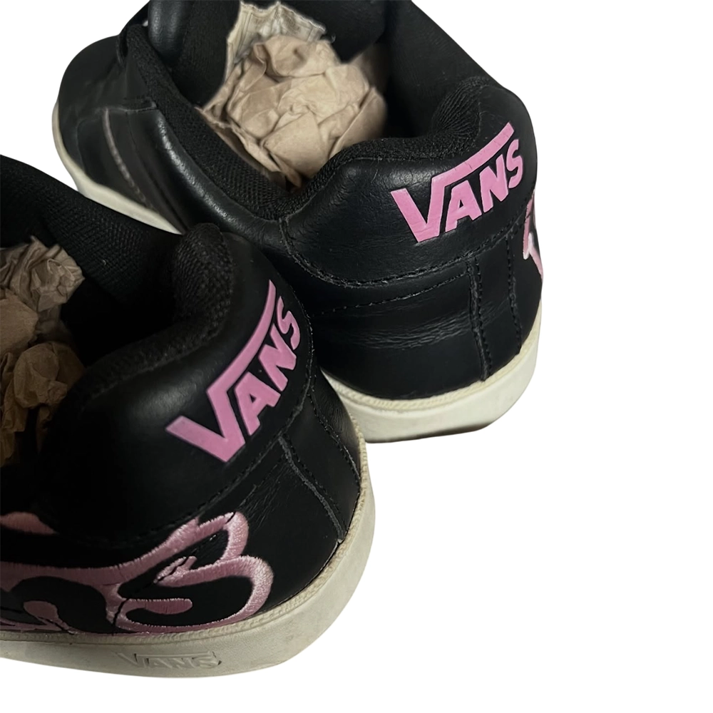 Vans Y2K Black & Pink Bubble Logo Sneakers - 4