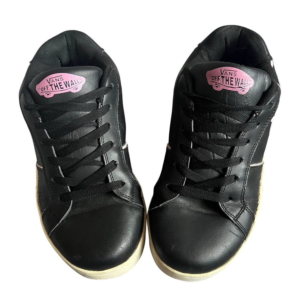 Vans Y2K Black & Pink Bubble Logo Sneakers - 3