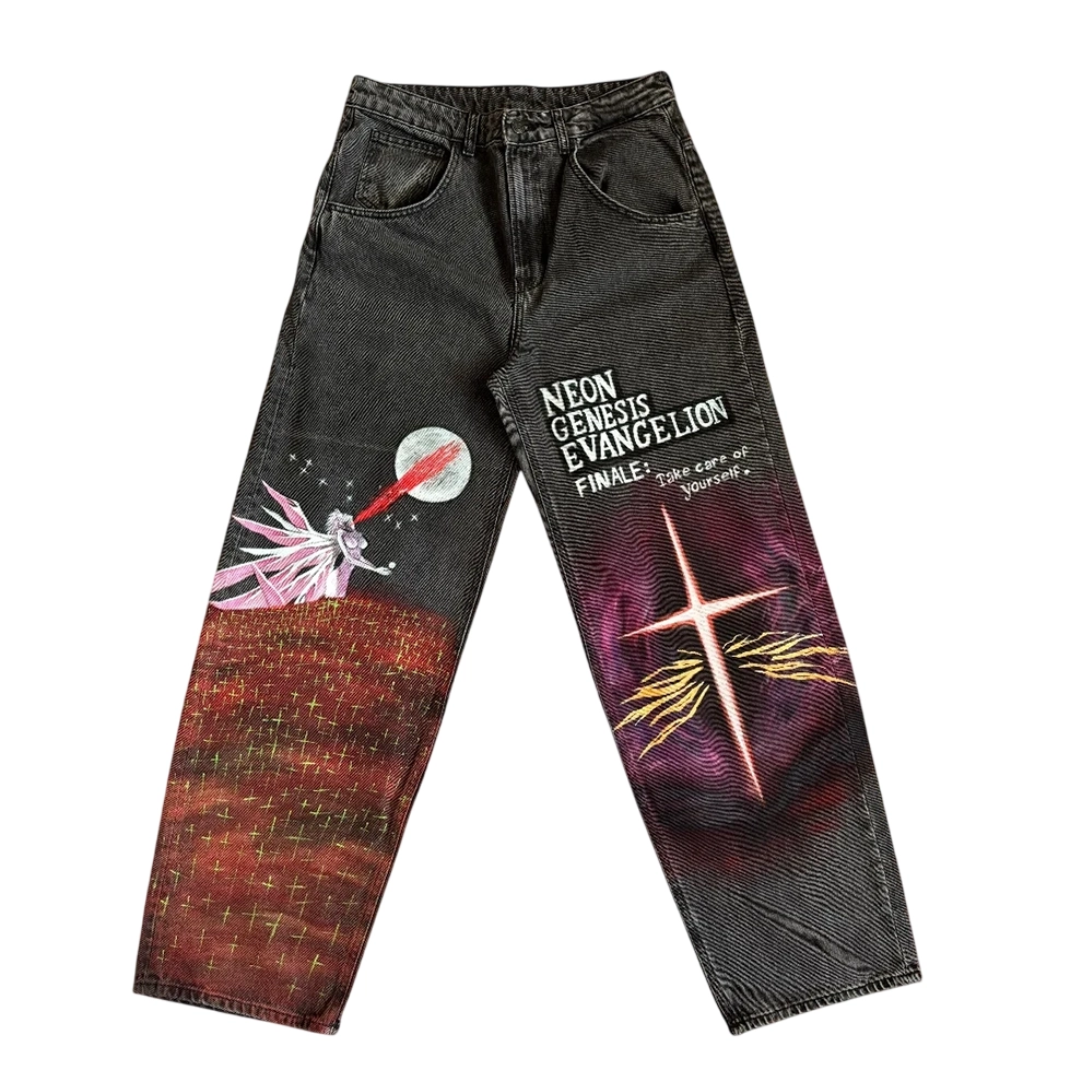 Custom Evangelion Denim Pants