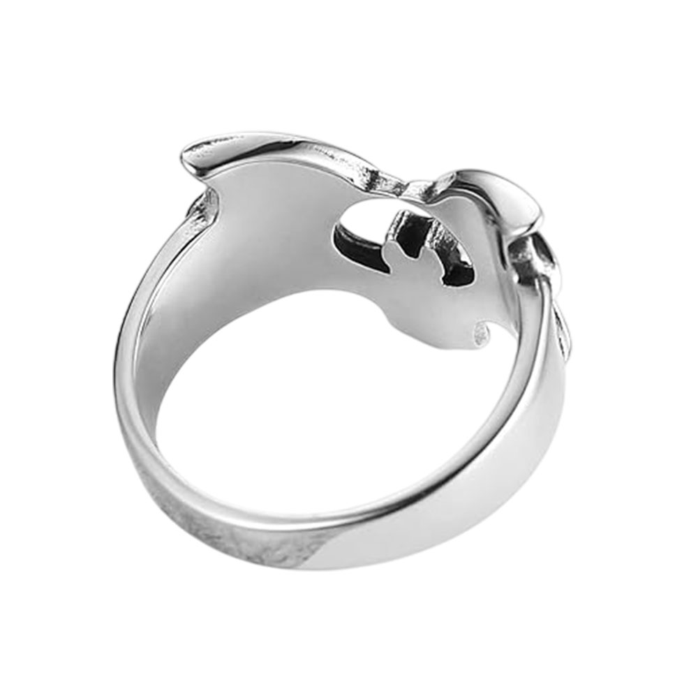 Nocturnal Embrace Bat Wing Adjustable Ring - 2