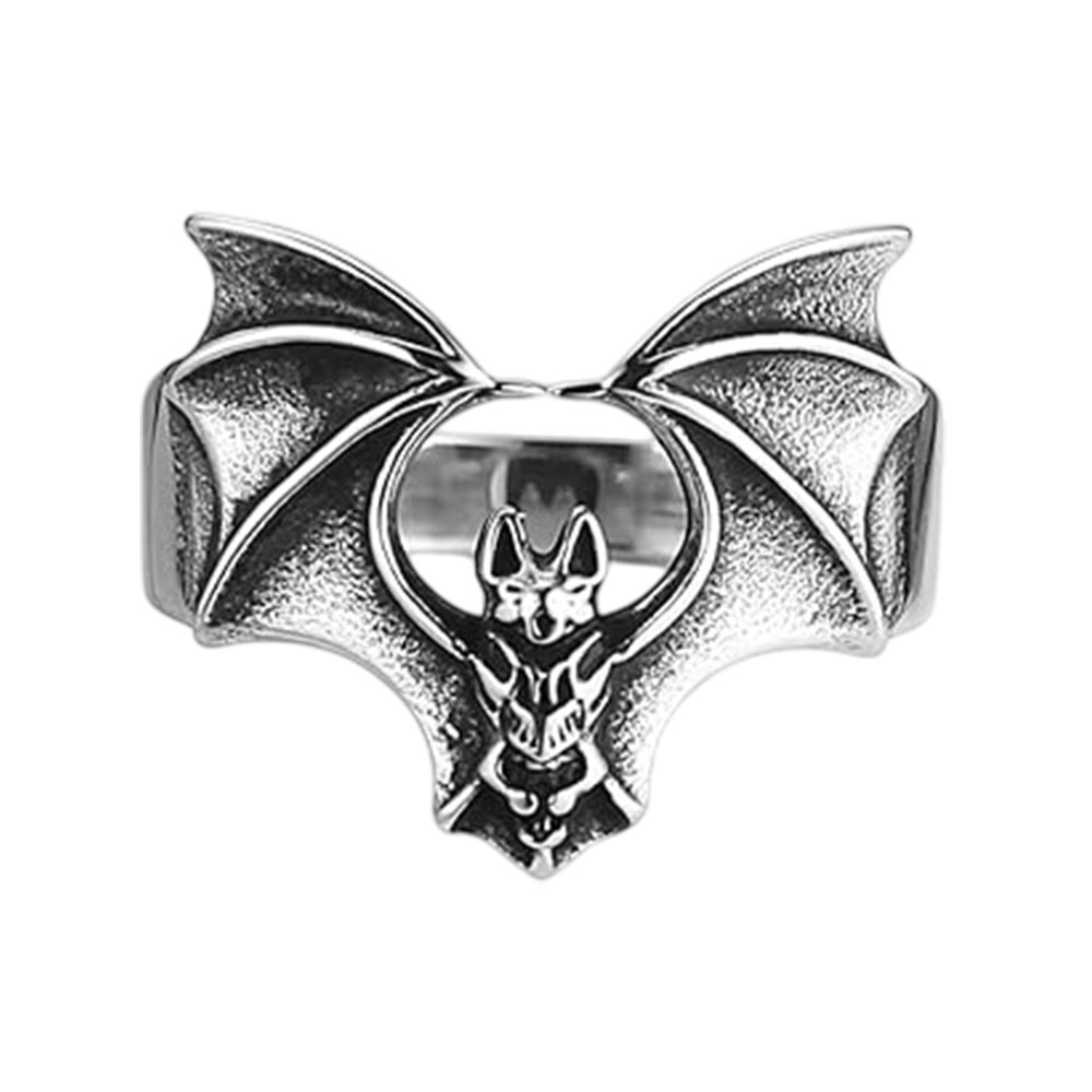 Nocturnal Embrace Bat Wing Adjustable Ring - 3