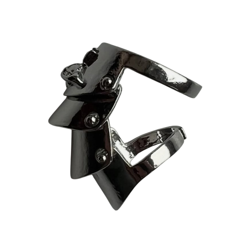 Silver Orb Articulated Armor Vivienne Ring