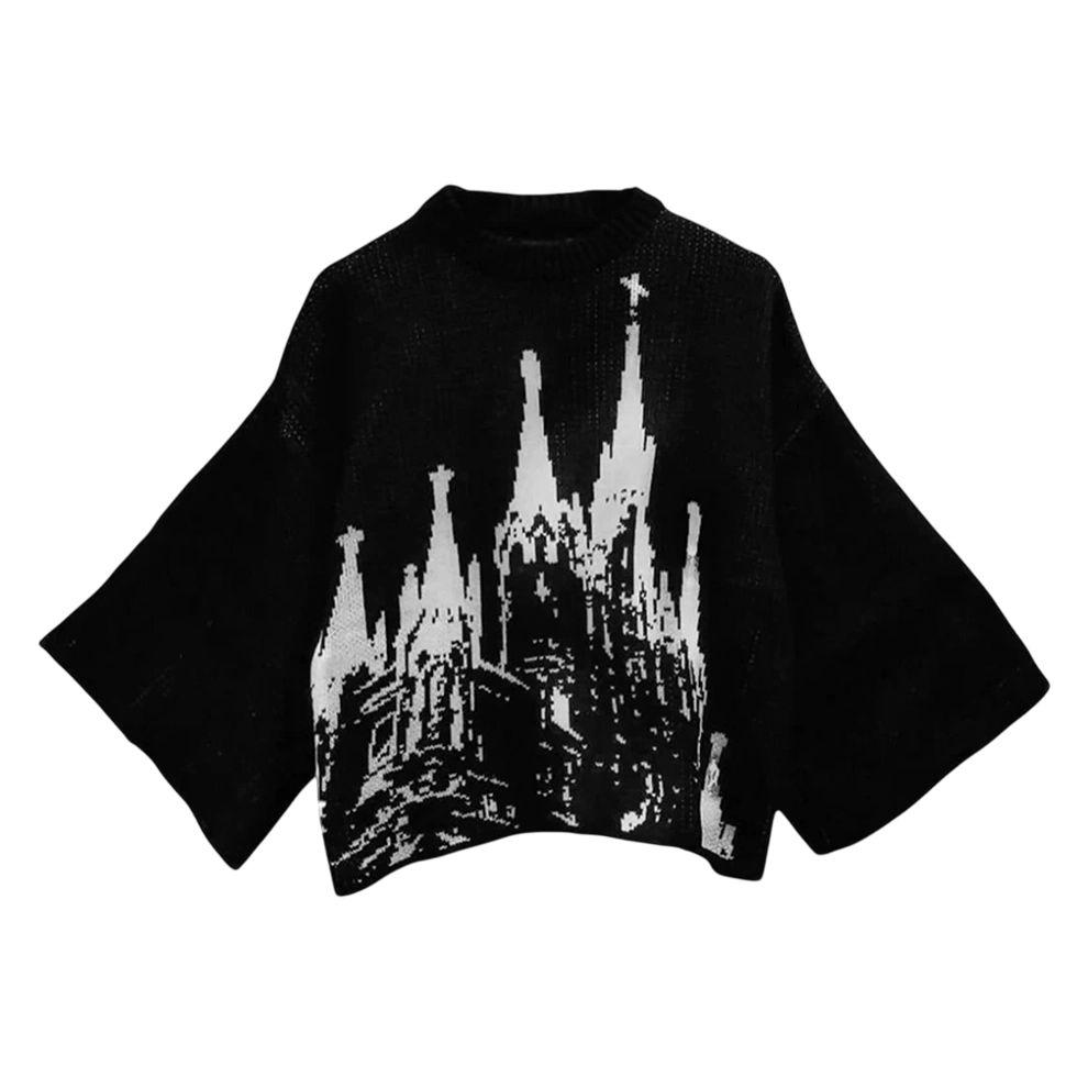 Gothic Cathedral Knit Sweater
