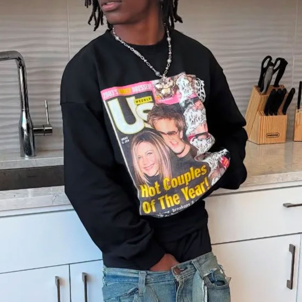 "Hot Couples Of The Year" Y2K Magazine Parody Sweatshirt